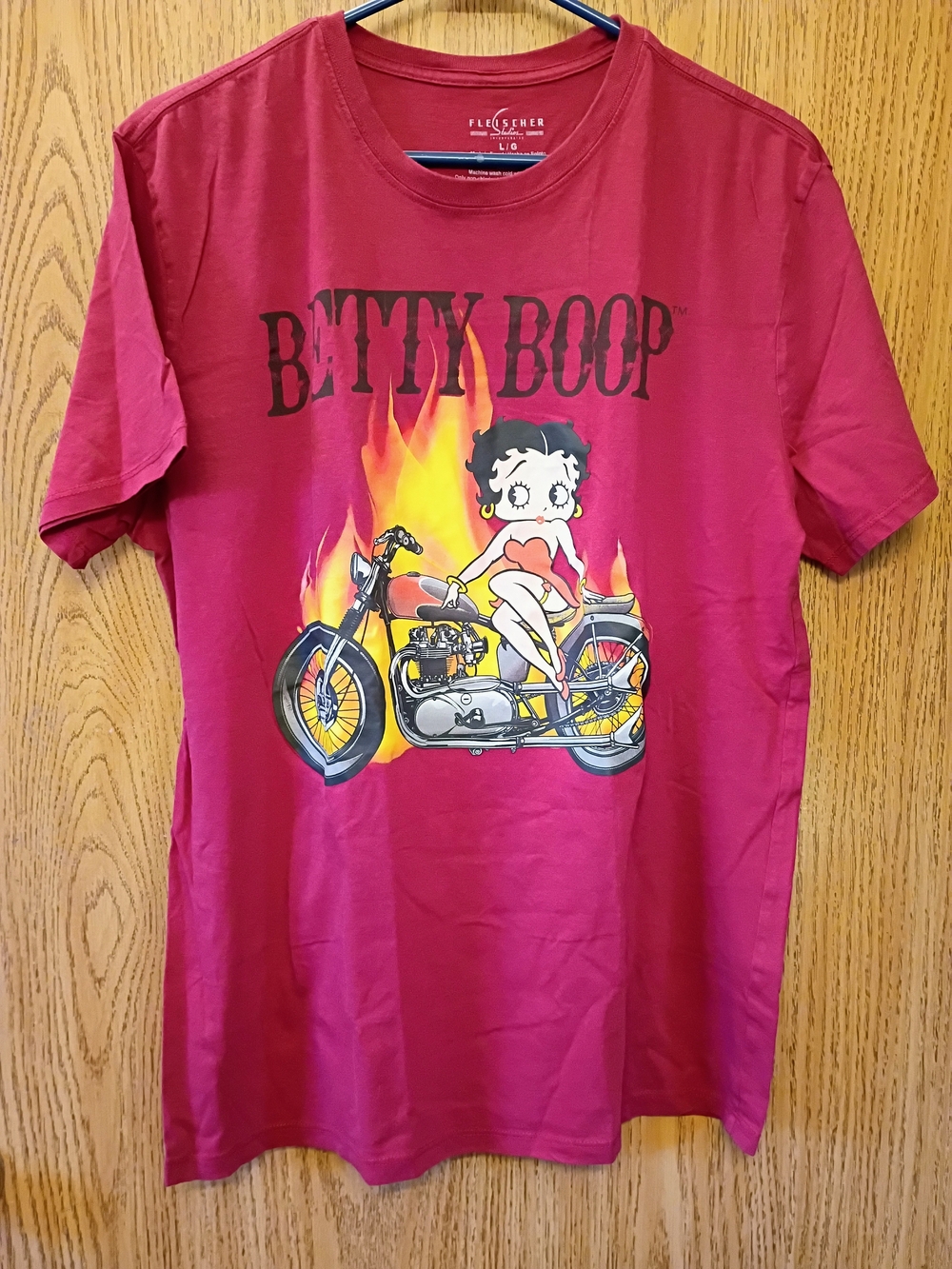 Betty Boop Red Graphic Short-Sleeve Tee